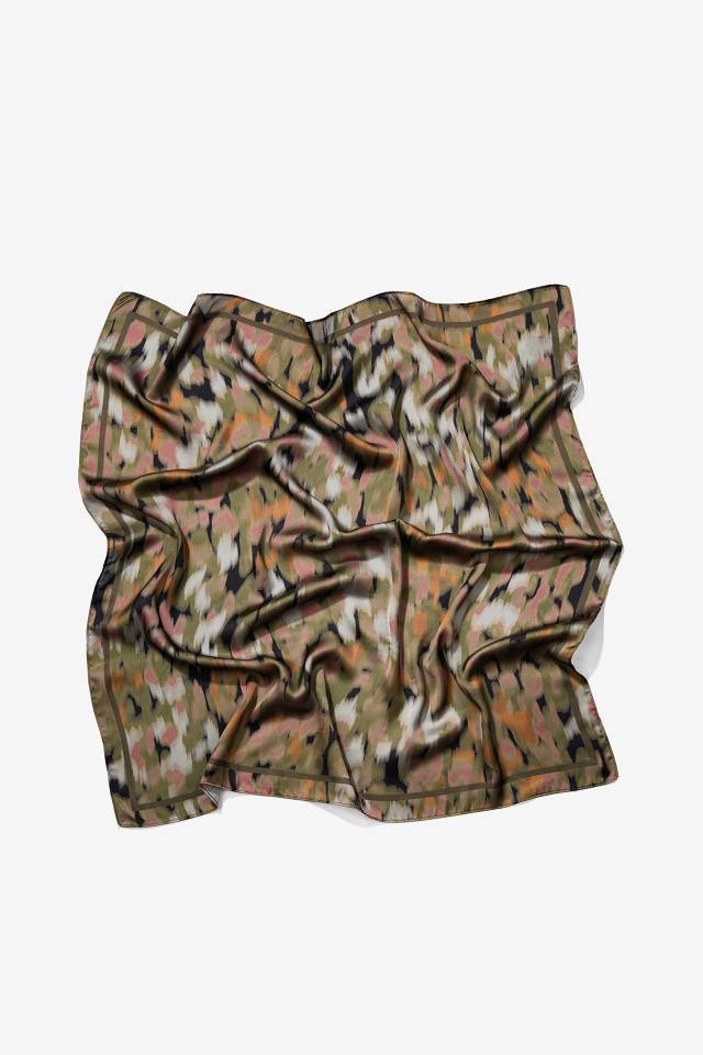 Green Abstract Bandana