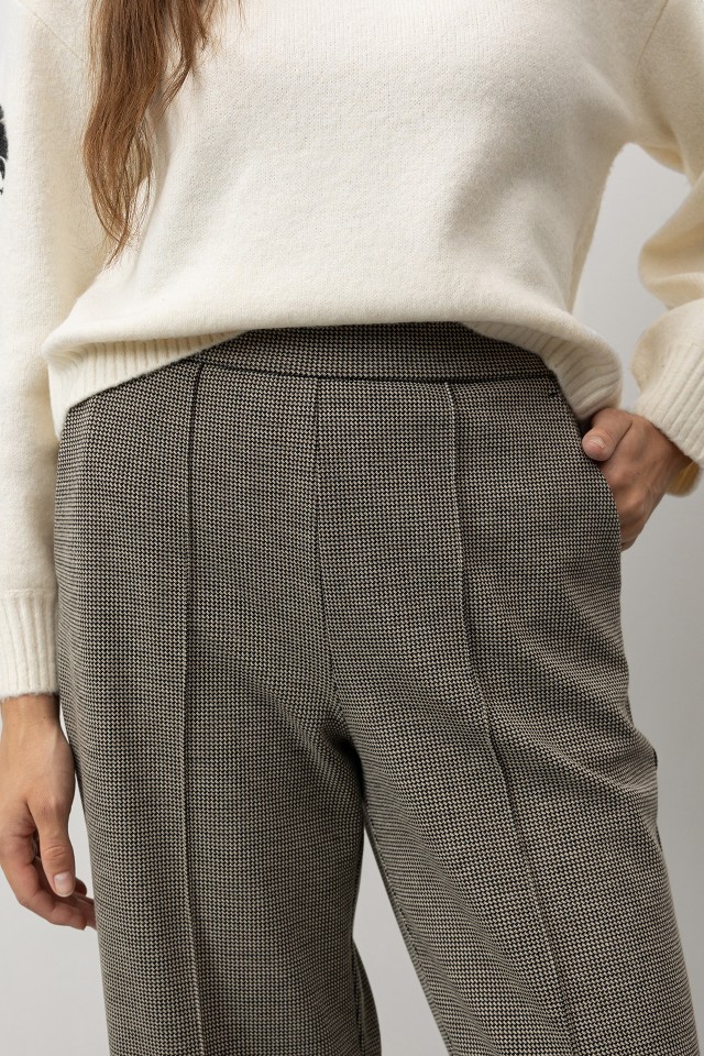Plaid Wide Leg Trousers Plaid Wide Leg Trousers