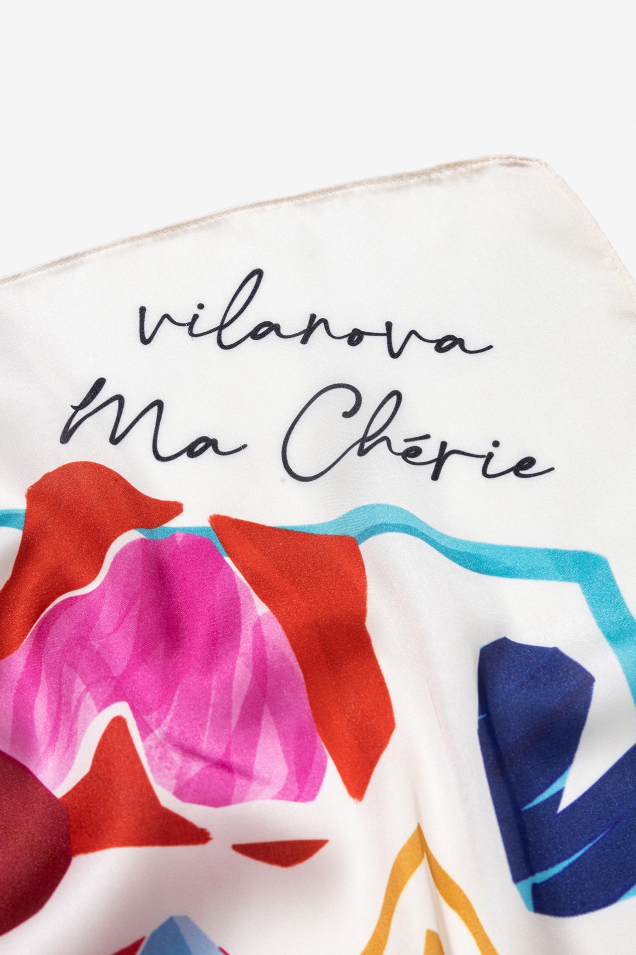 Floral Vibrant Square Scarf