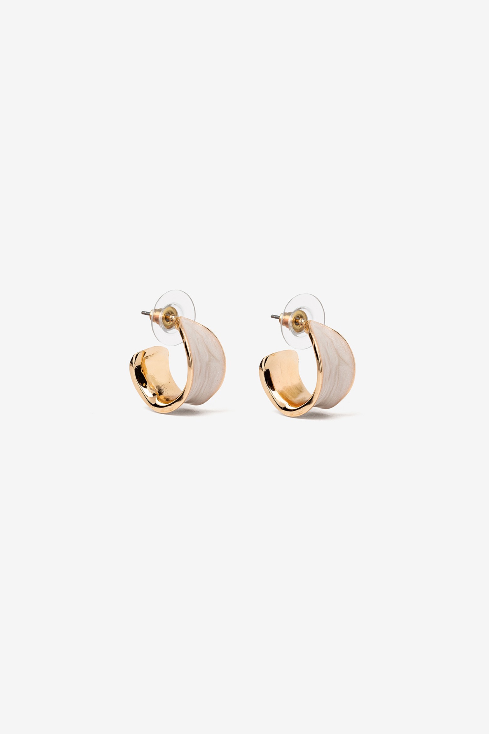Gold-Tone Hoop Earrings