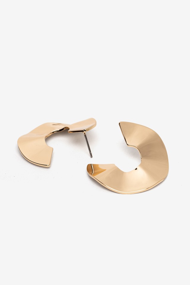 Brincos Dourados Modernos Brincos Dourados Modernos