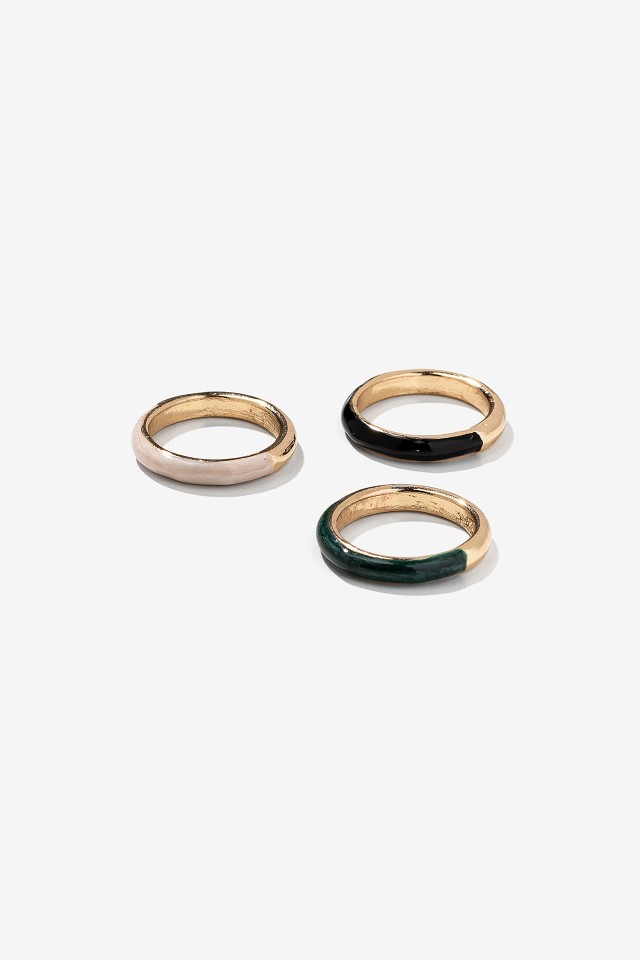 Trio of Gold Rings