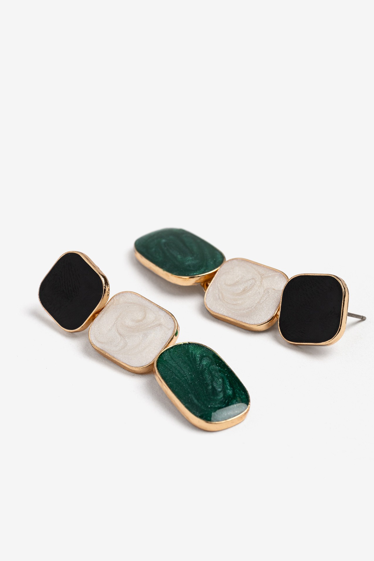 Brincos Geomtricos Dourados