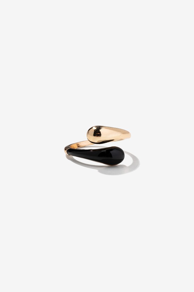 Gold and Black Ring