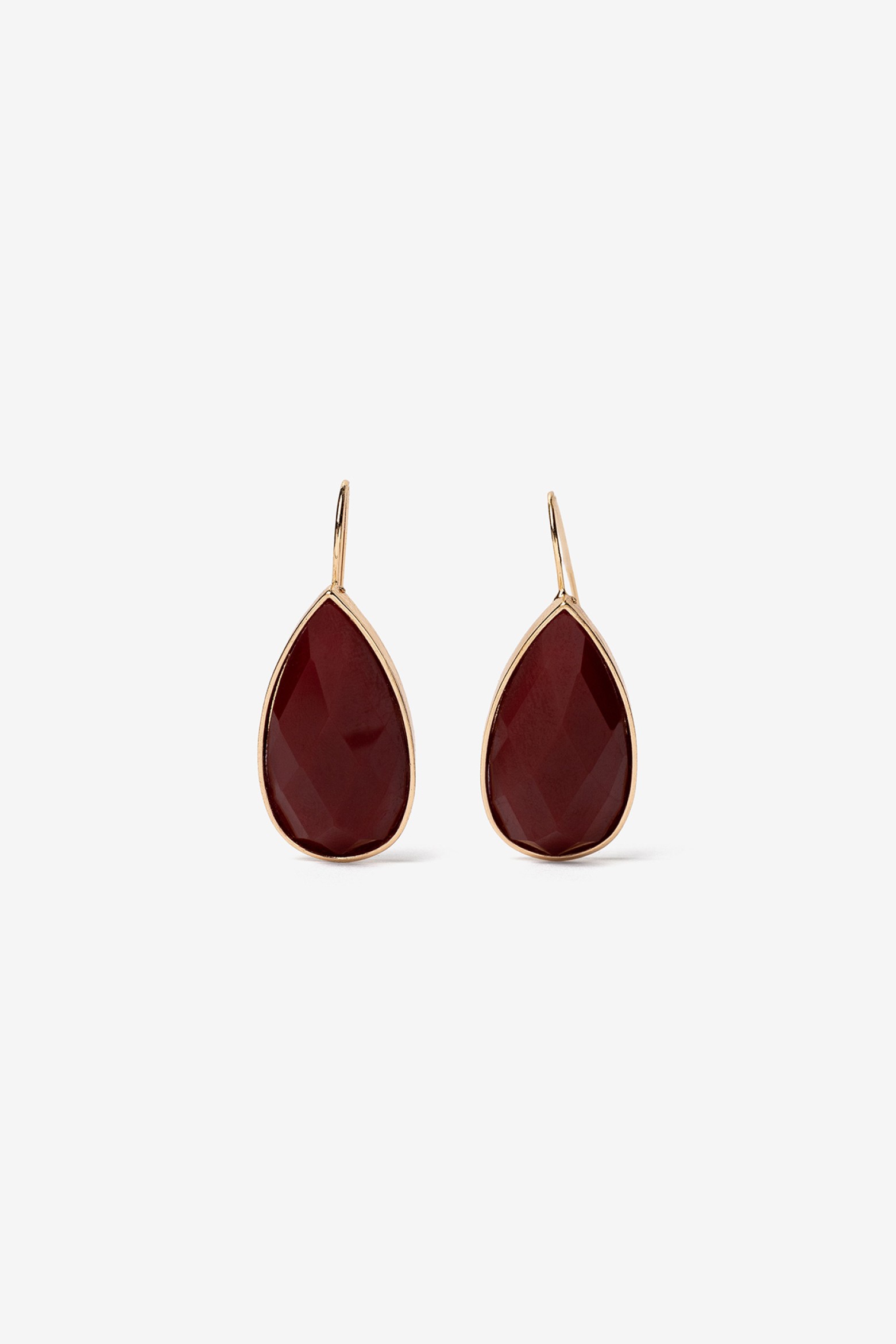 Red Teardrop Earrings