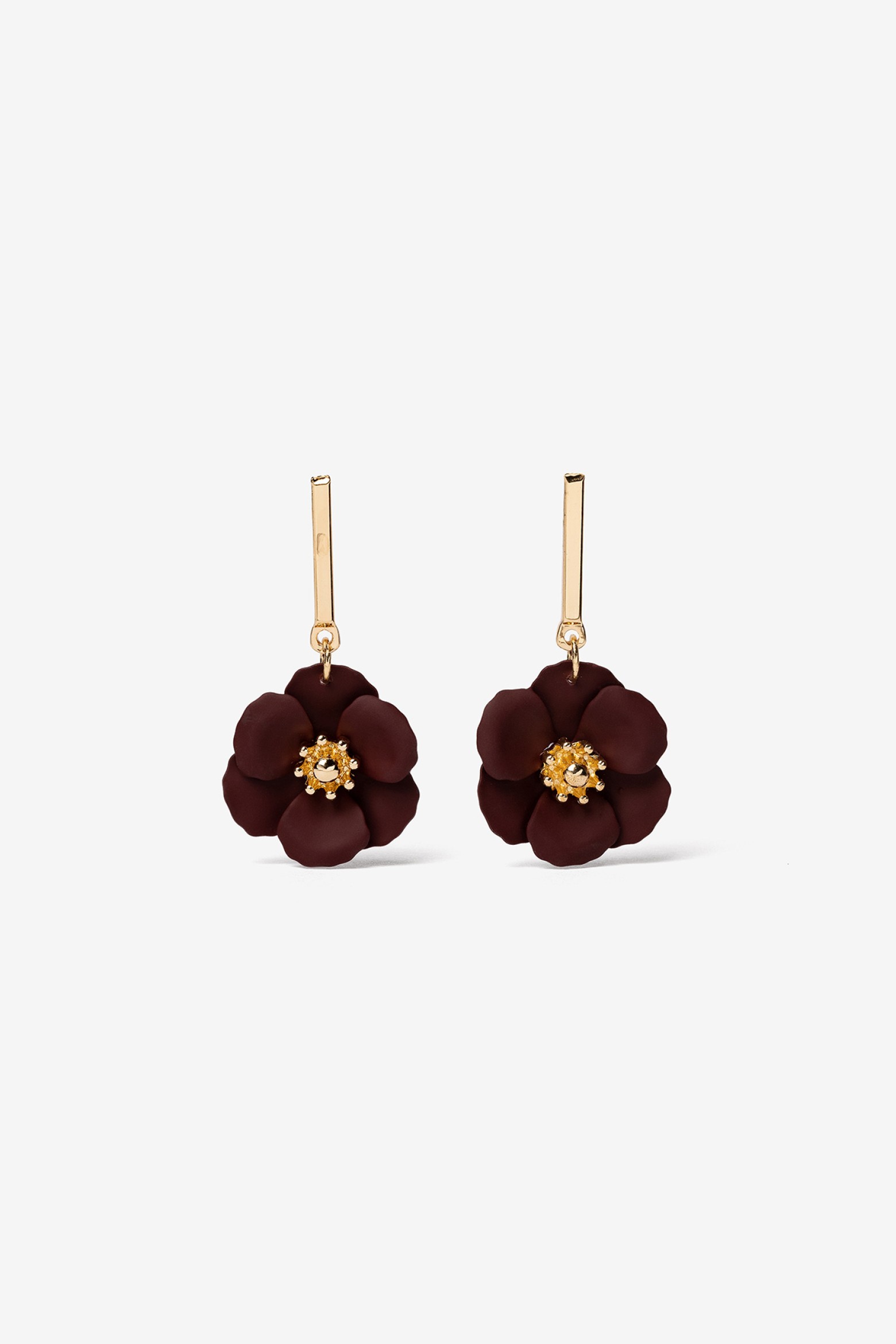 Floral Gold Earrings