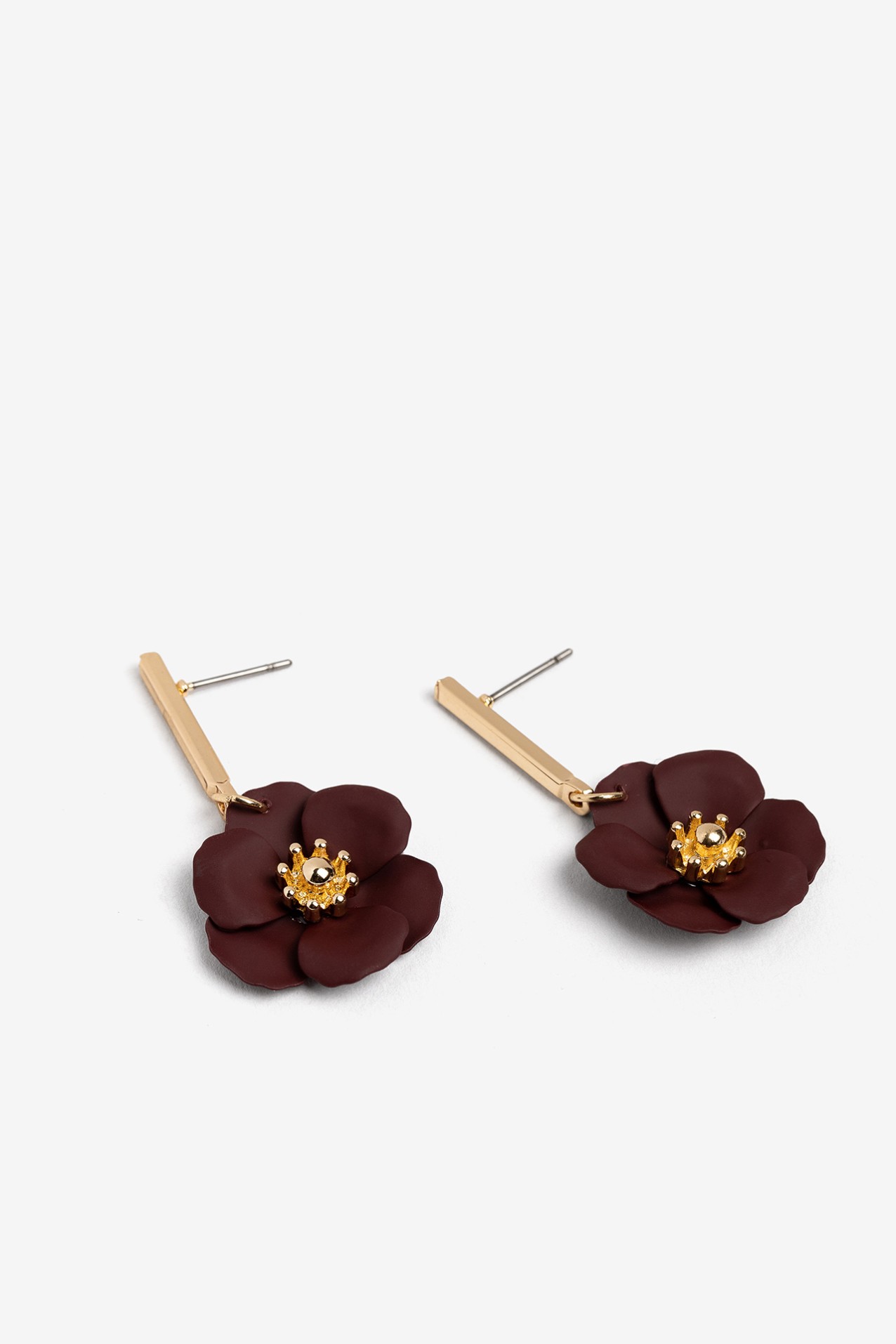 Floral Gold Earrings