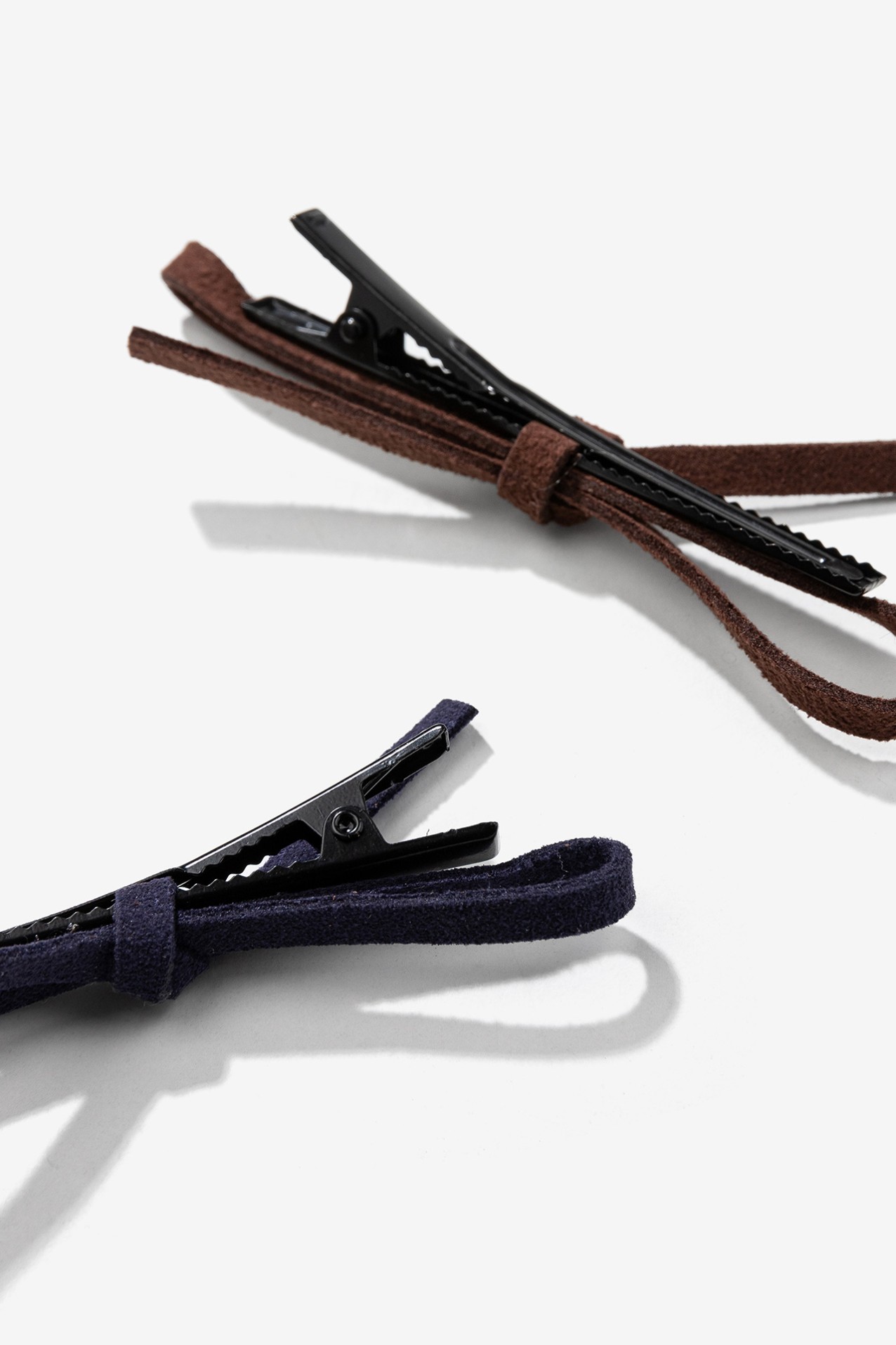 Pinzas para el cabello bicolor con lazos