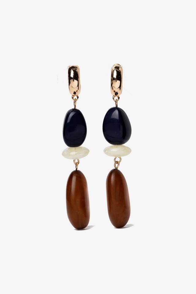 Pendientes colgantes multicolor