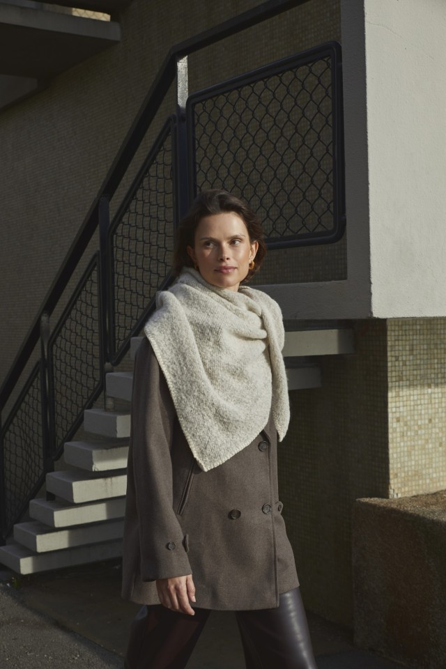 Casaco Comprido Relaxed Castanho Casaco Comprido Relaxed Castanho