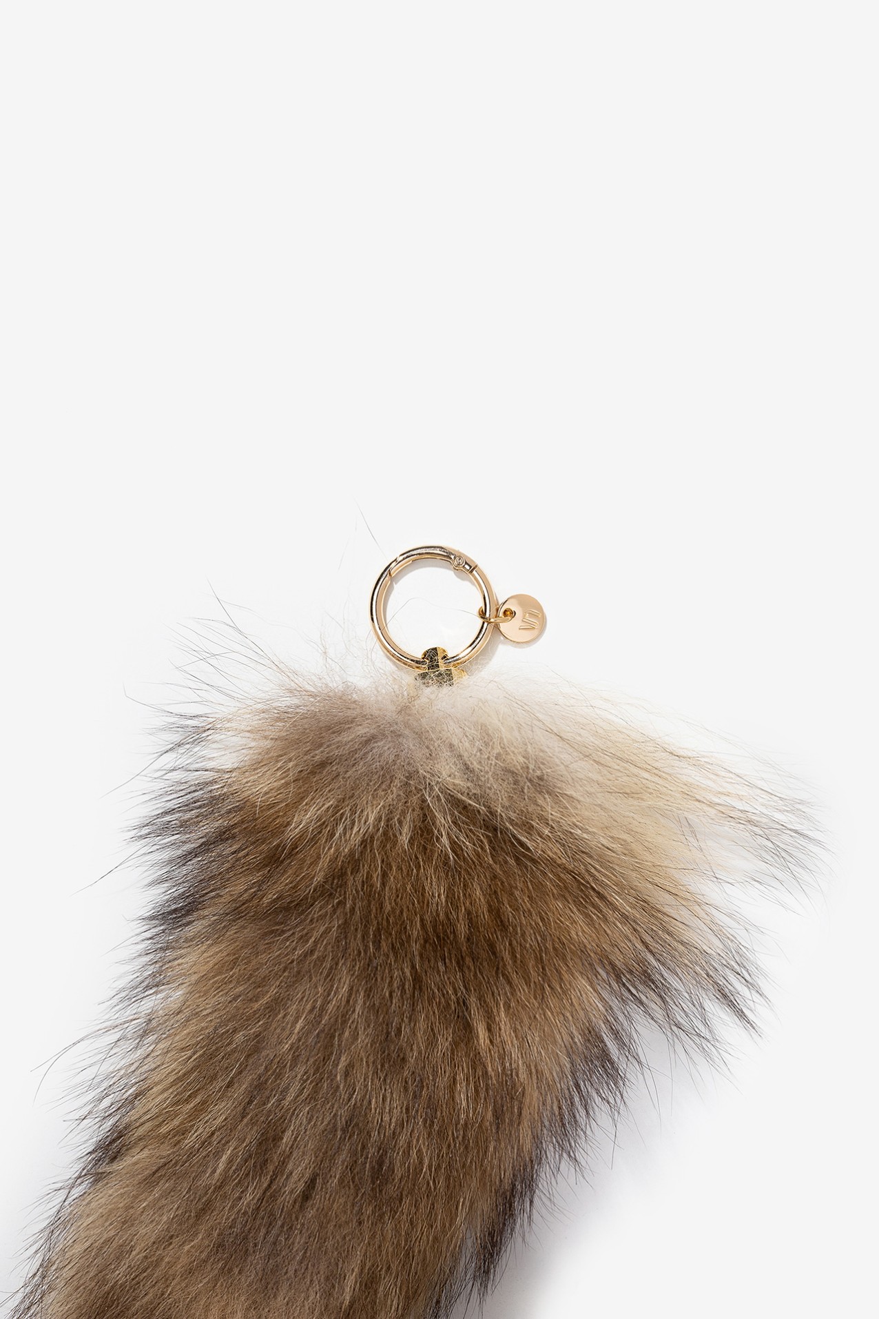 Llavero de pelo sinttico