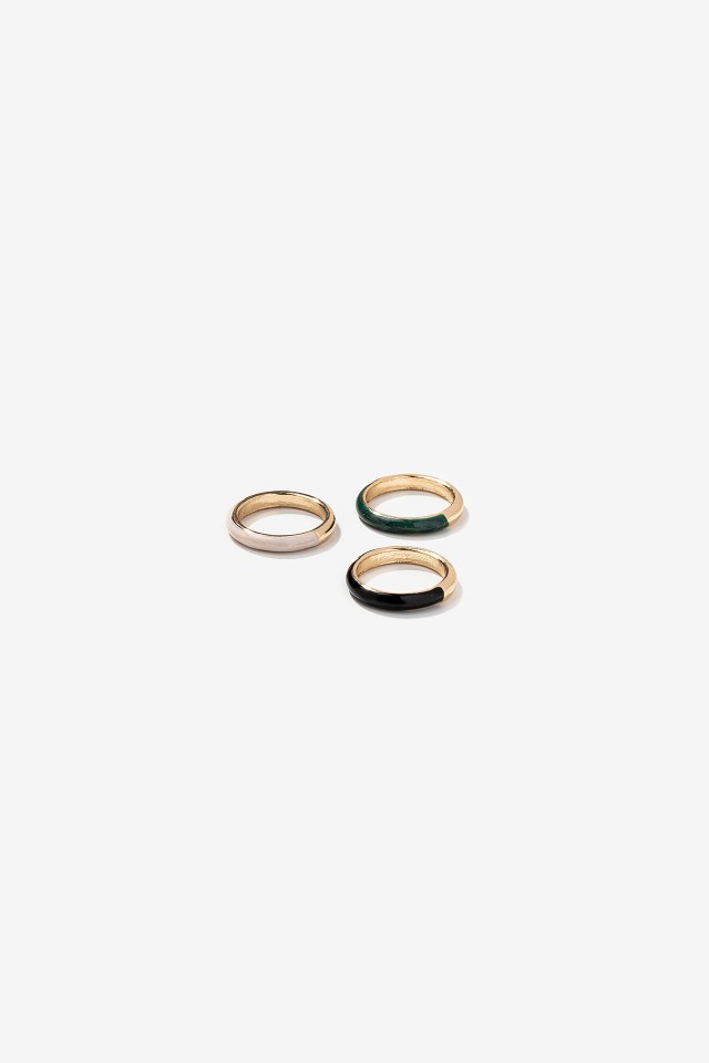 Trio of Gold Rings
