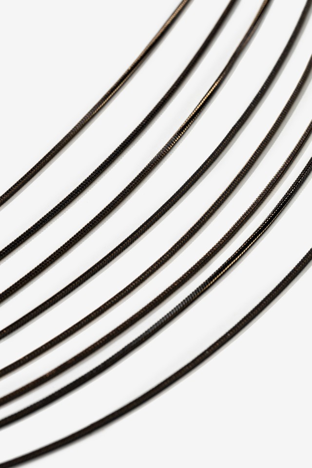 Elegant Gold Multi-Strand Necklace Elegant Gold Multi-Strand Necklace