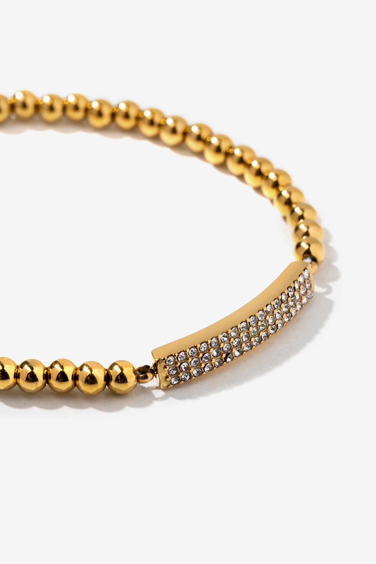 Golden Beaded Bracelet