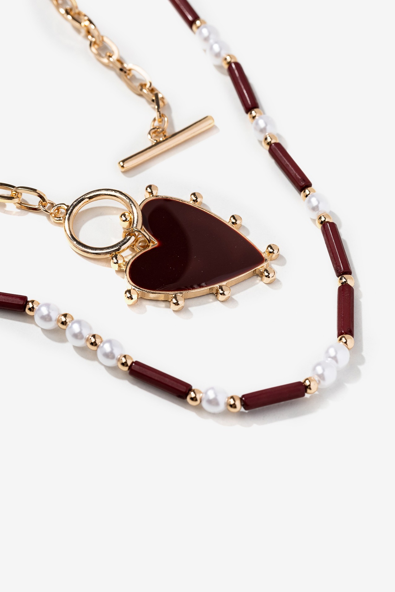 Golden Heart Pendant Necklace