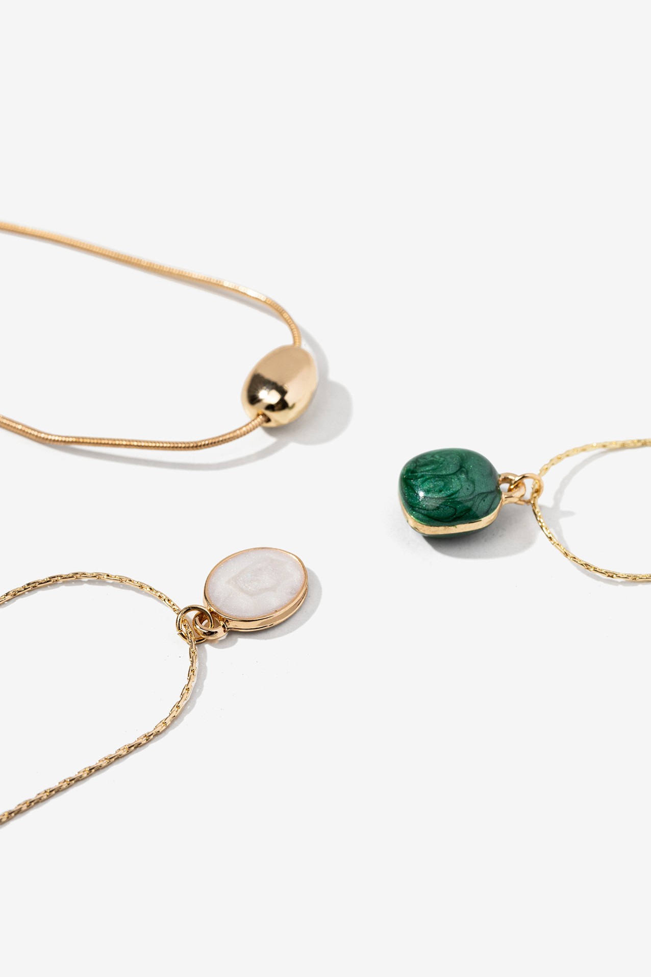 Gold Layered Necklace Set