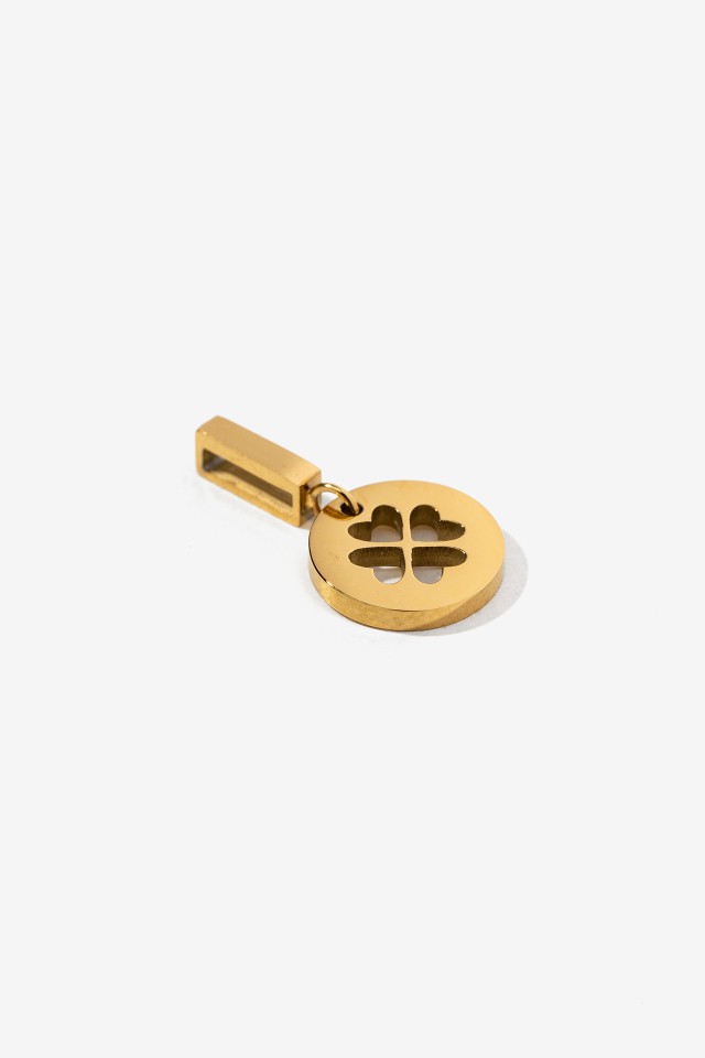 Pingente Dourado Trevo Pingente Dourado Trevo