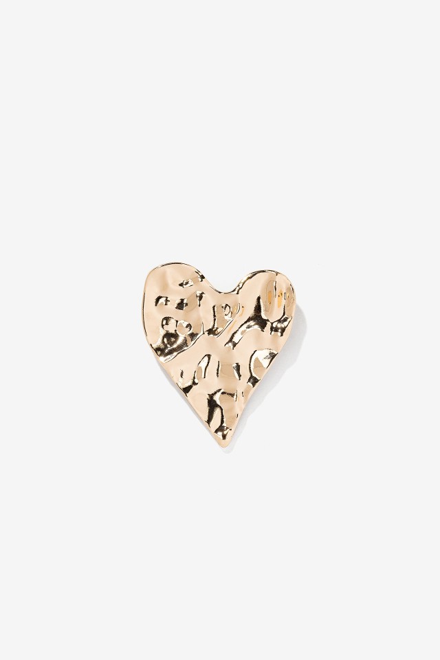 Broche Corao Dourado