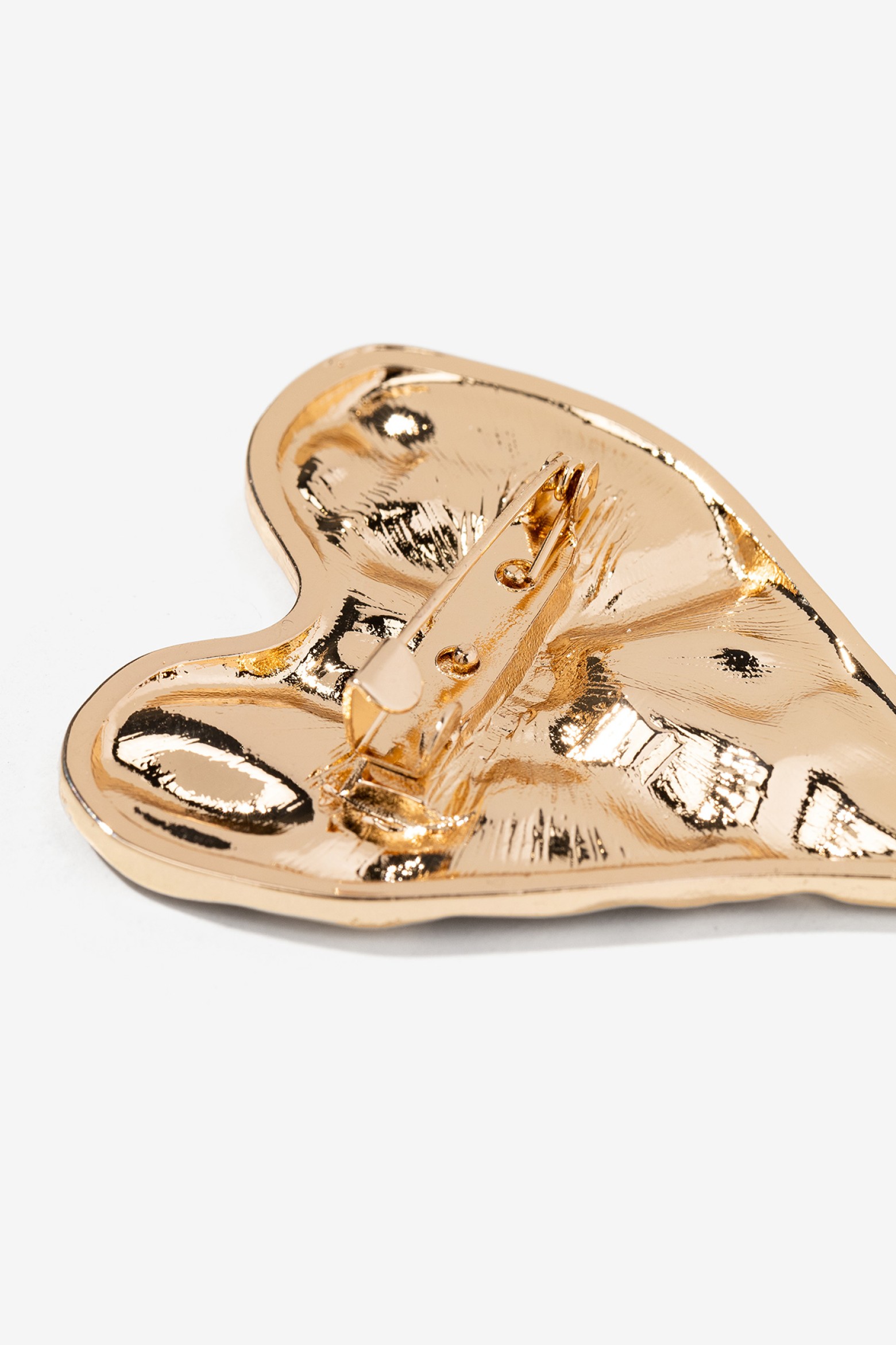 Gold Heart Hair Accessory