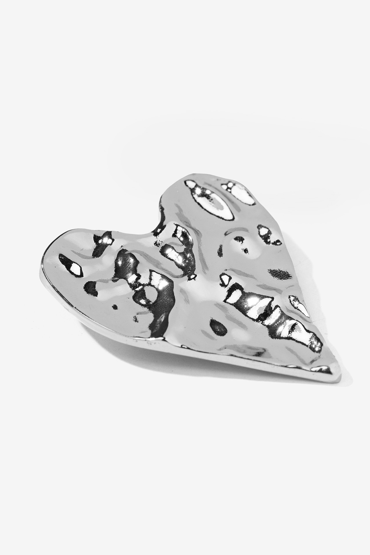 Ganchos Cora��o Prateado