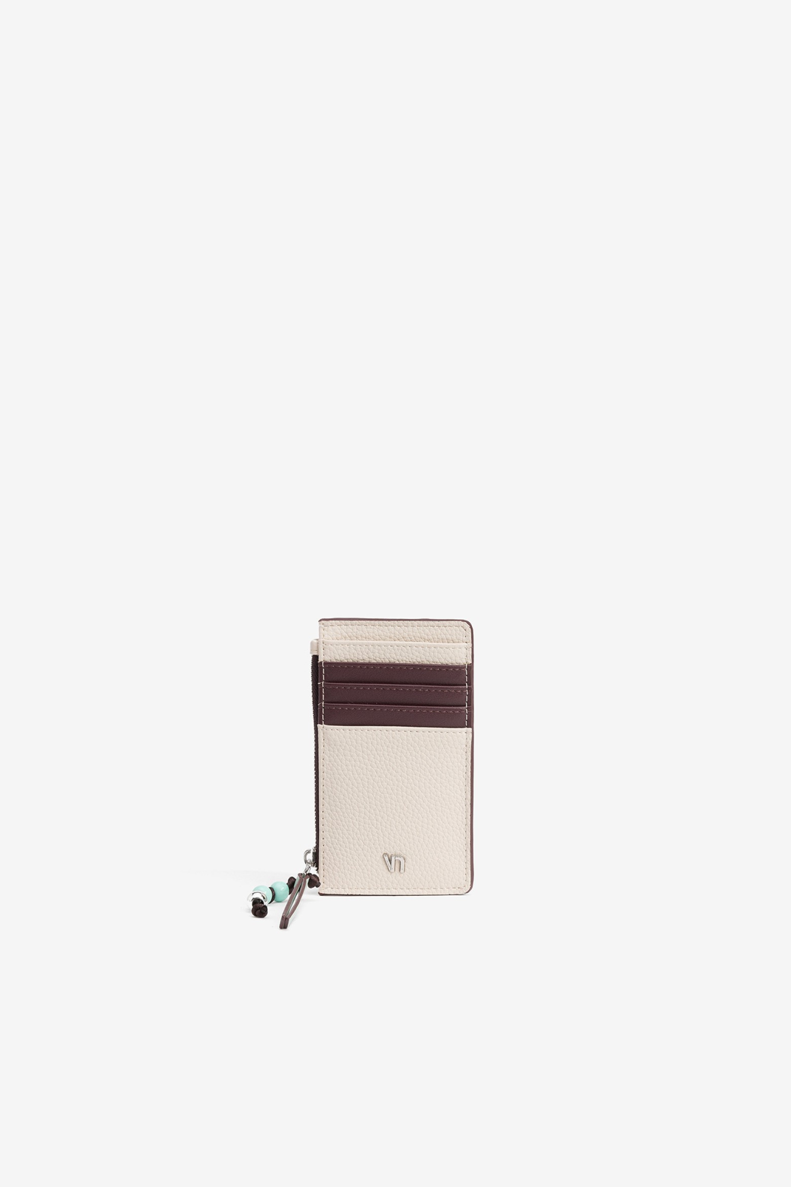 Cream and Wine Wallet