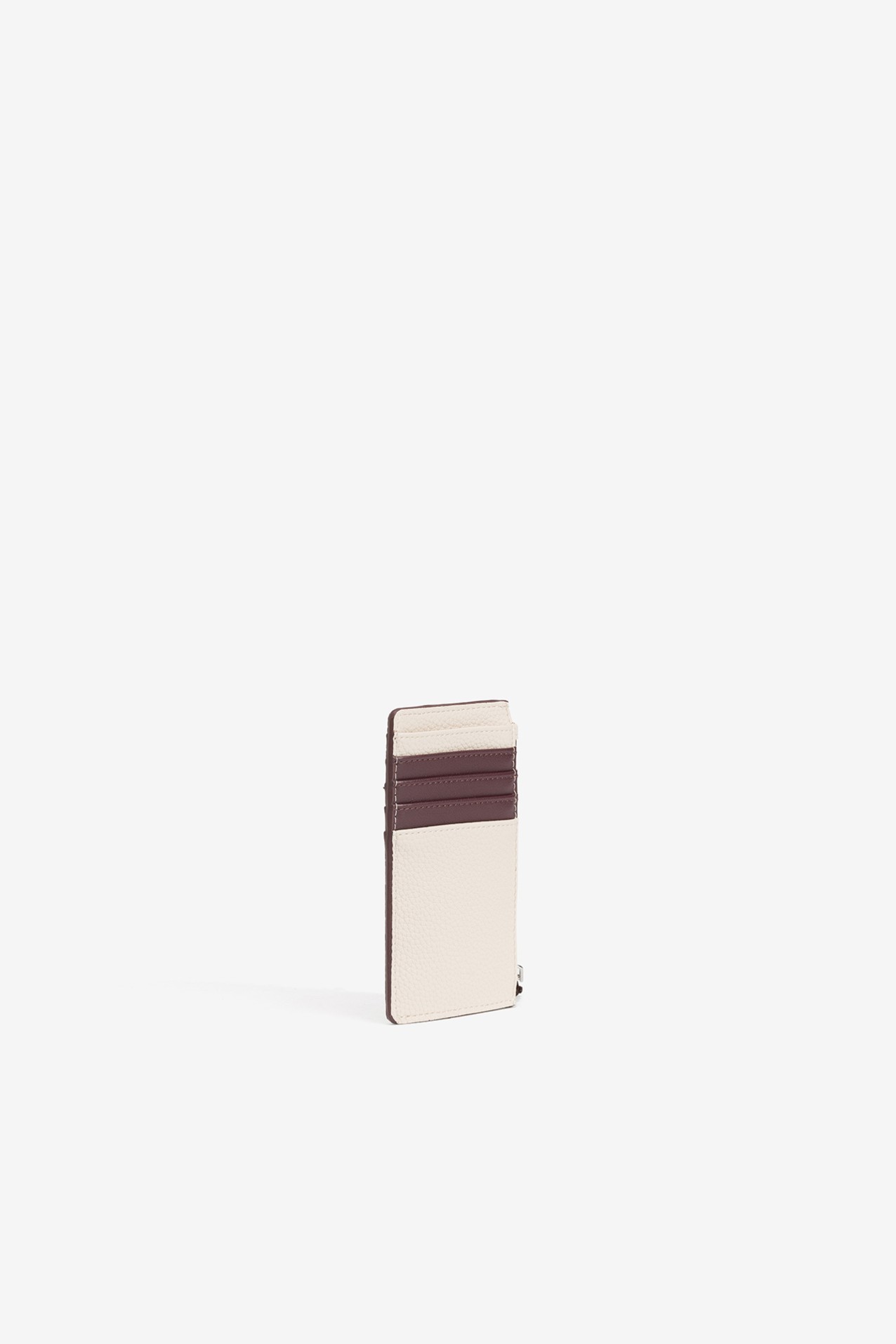 Cream and Wine Wallet