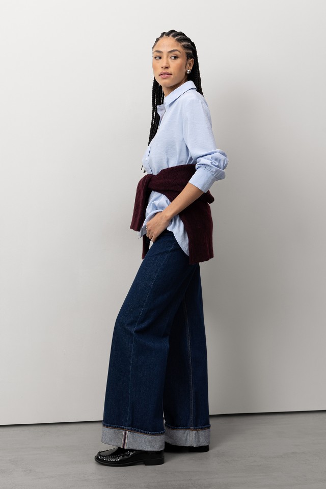 Blue Regular Fit Shirt Blue Regular Fit Shirt