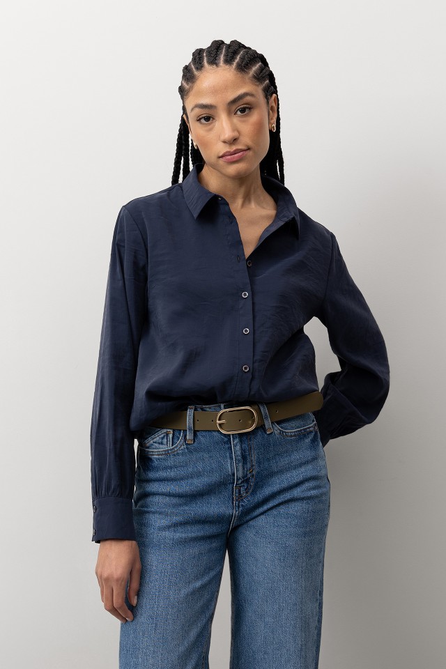 Dark Blue Casual Shirt Dark Blue Casual Shirt
