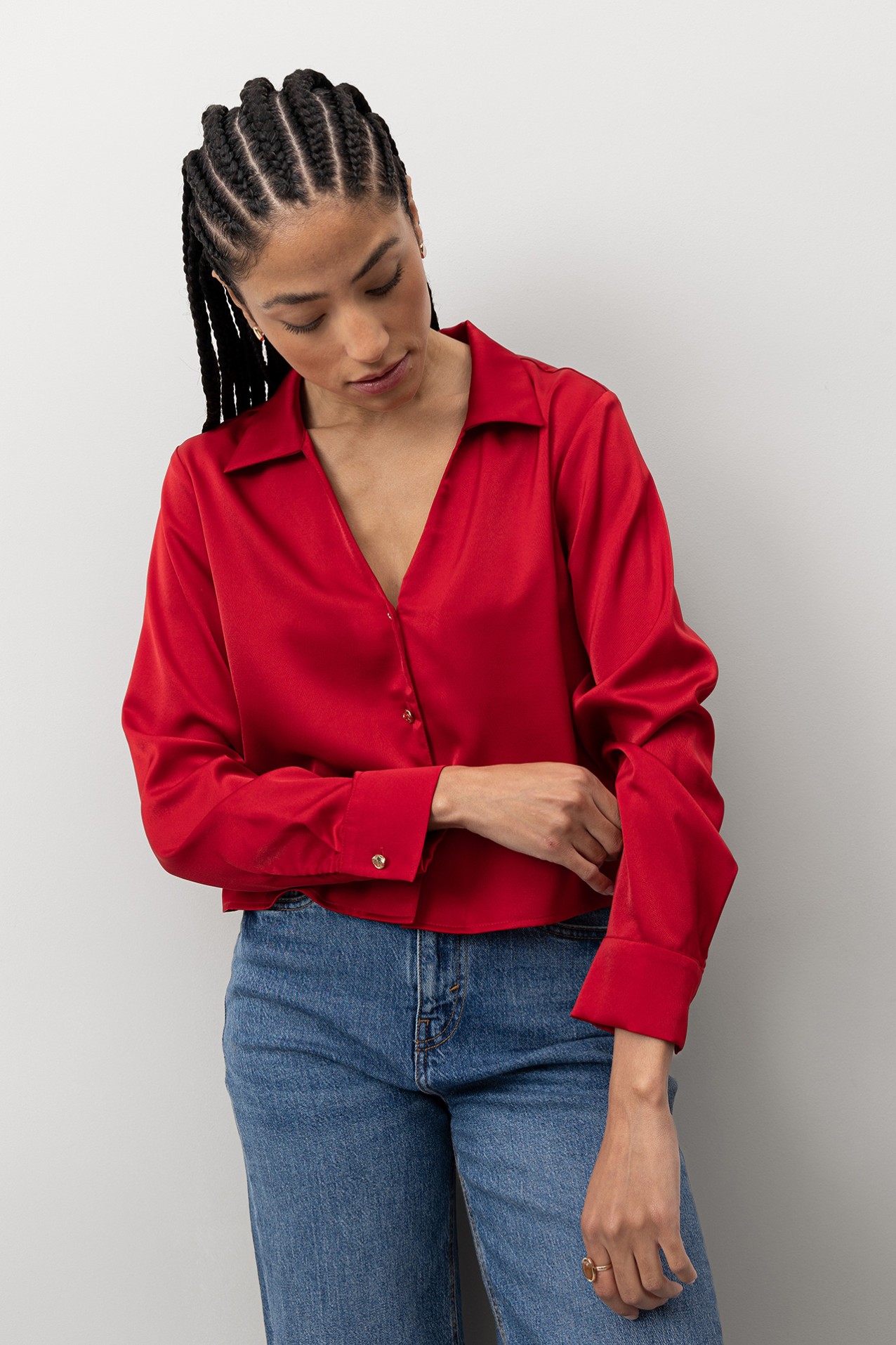 Red Long Sleeve Shirt