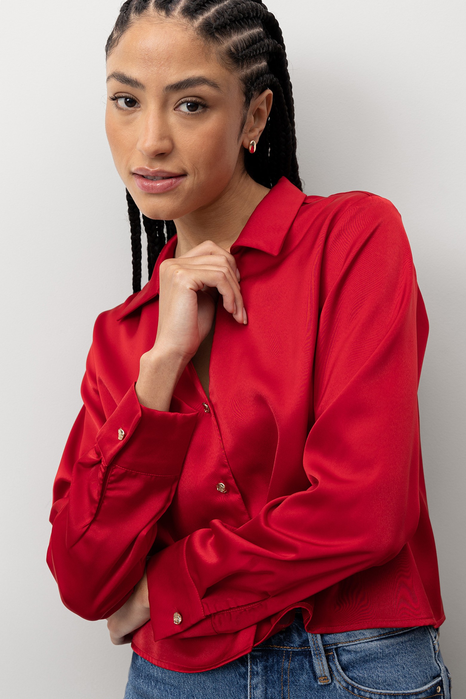 Red Long Sleeve Shirt