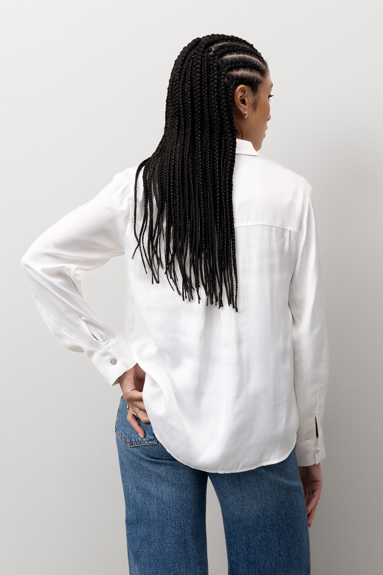 Beige Long Sleeve Shirt