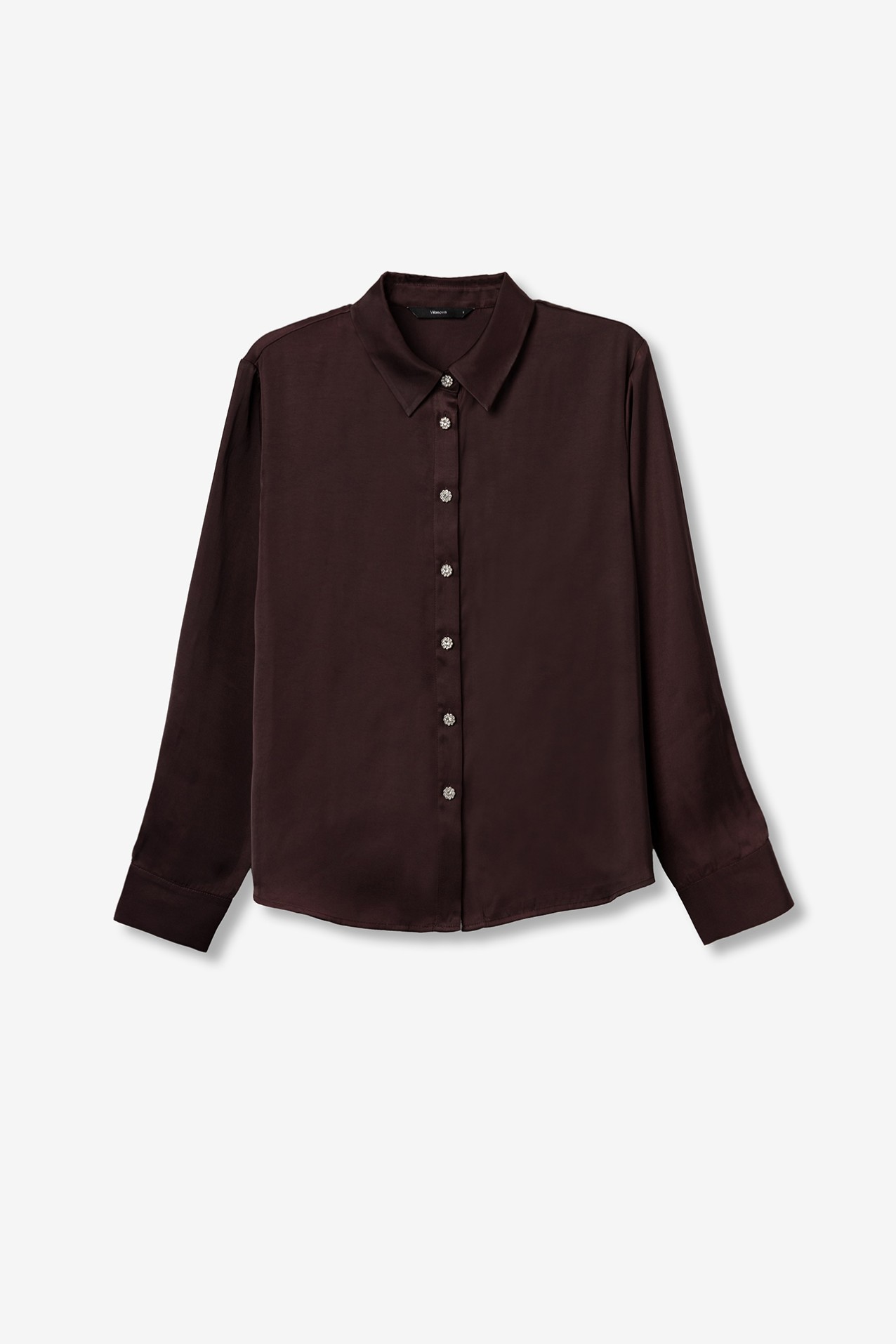 Dark Red Long Sleeve Shirt