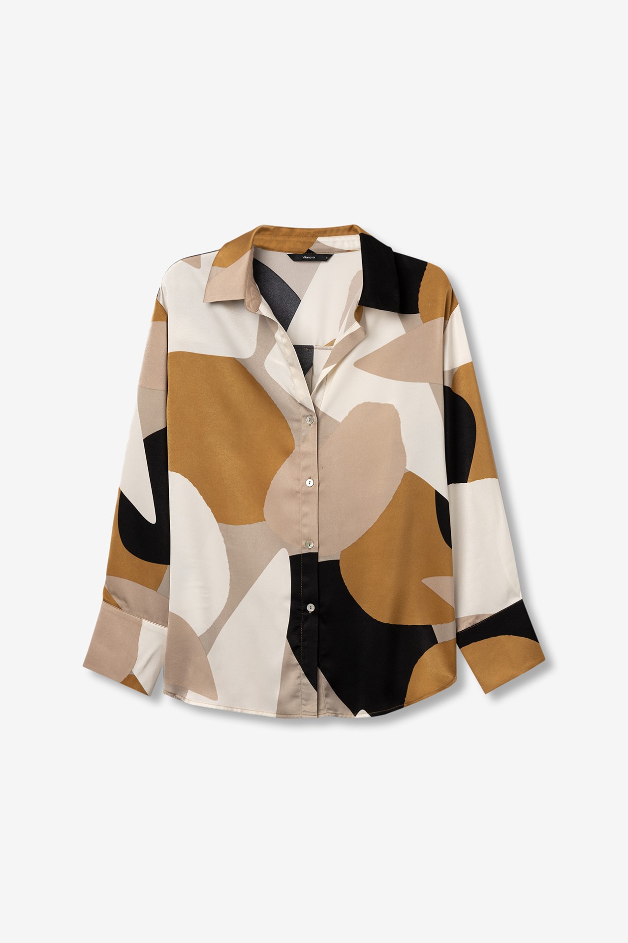 Abstract Print Relaxed Shirt
