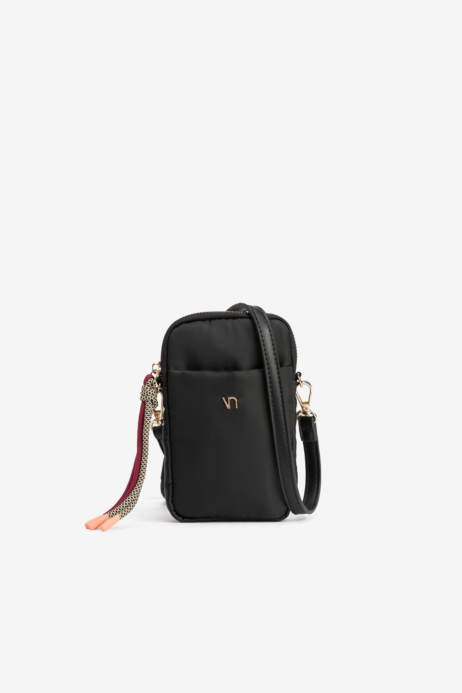 Porta-moedas preto elegante