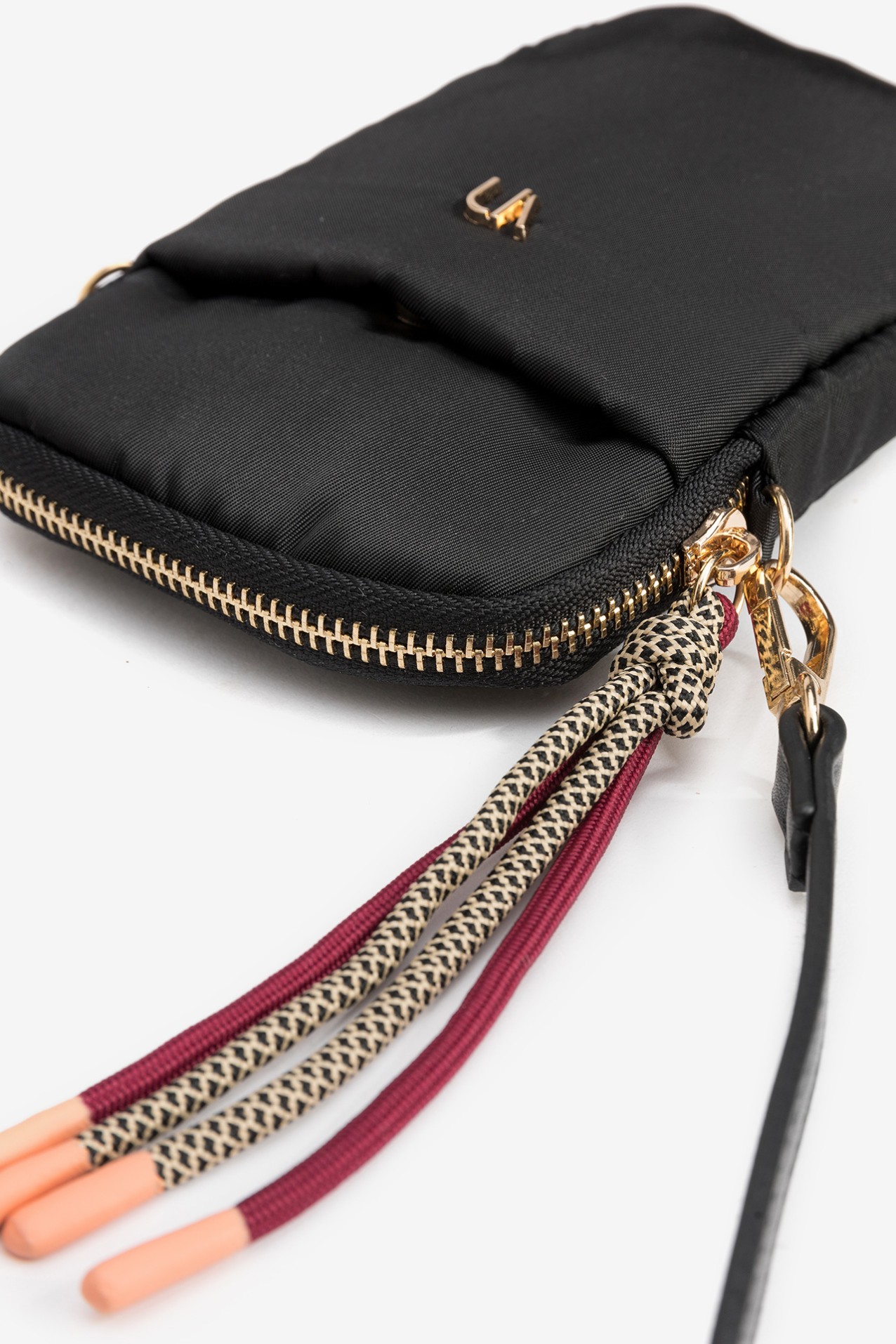 Porta-moedas preto elegante