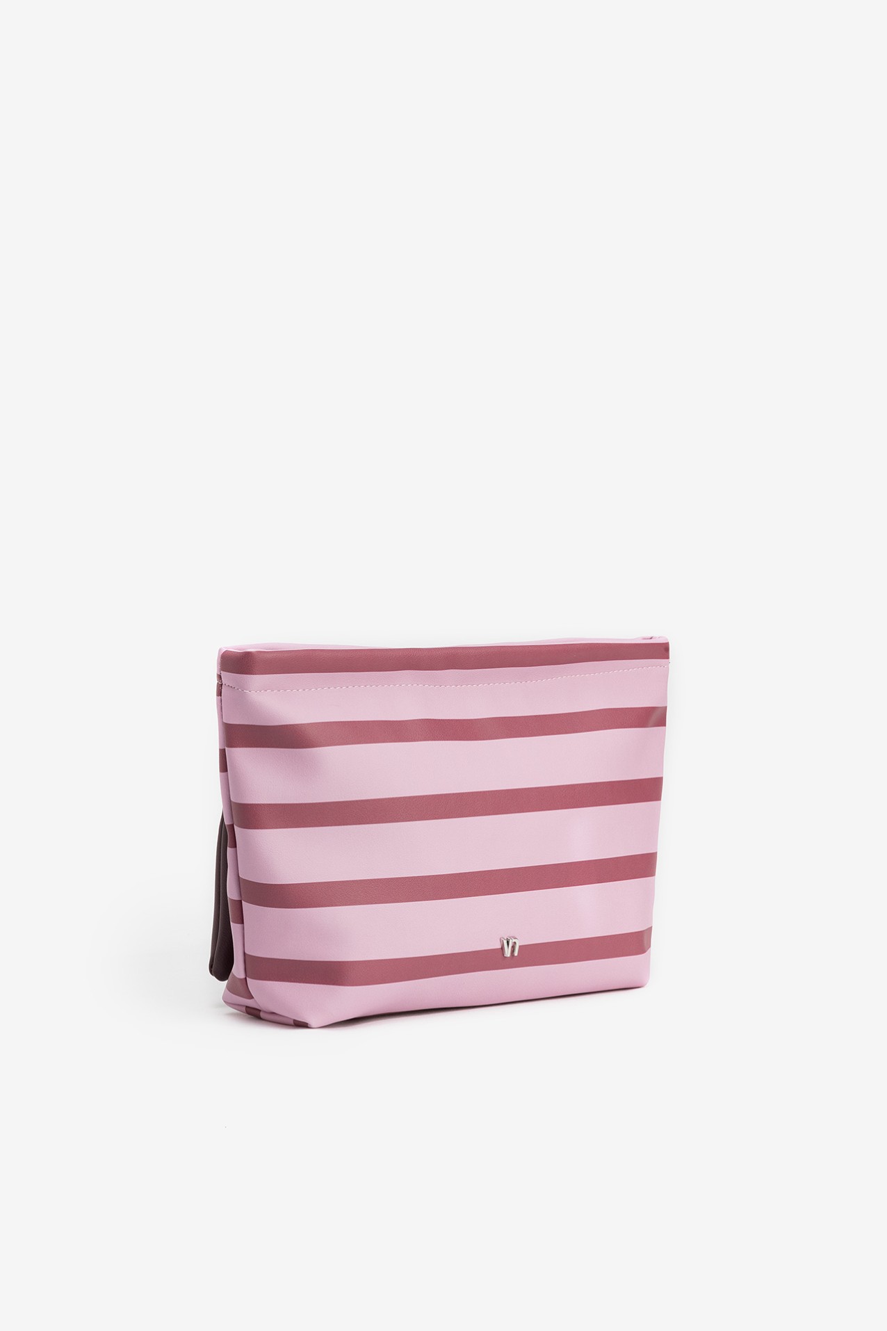 Striped Floral Coin Purse