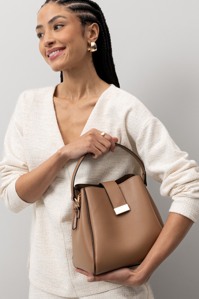 Brown Handbag with Straps