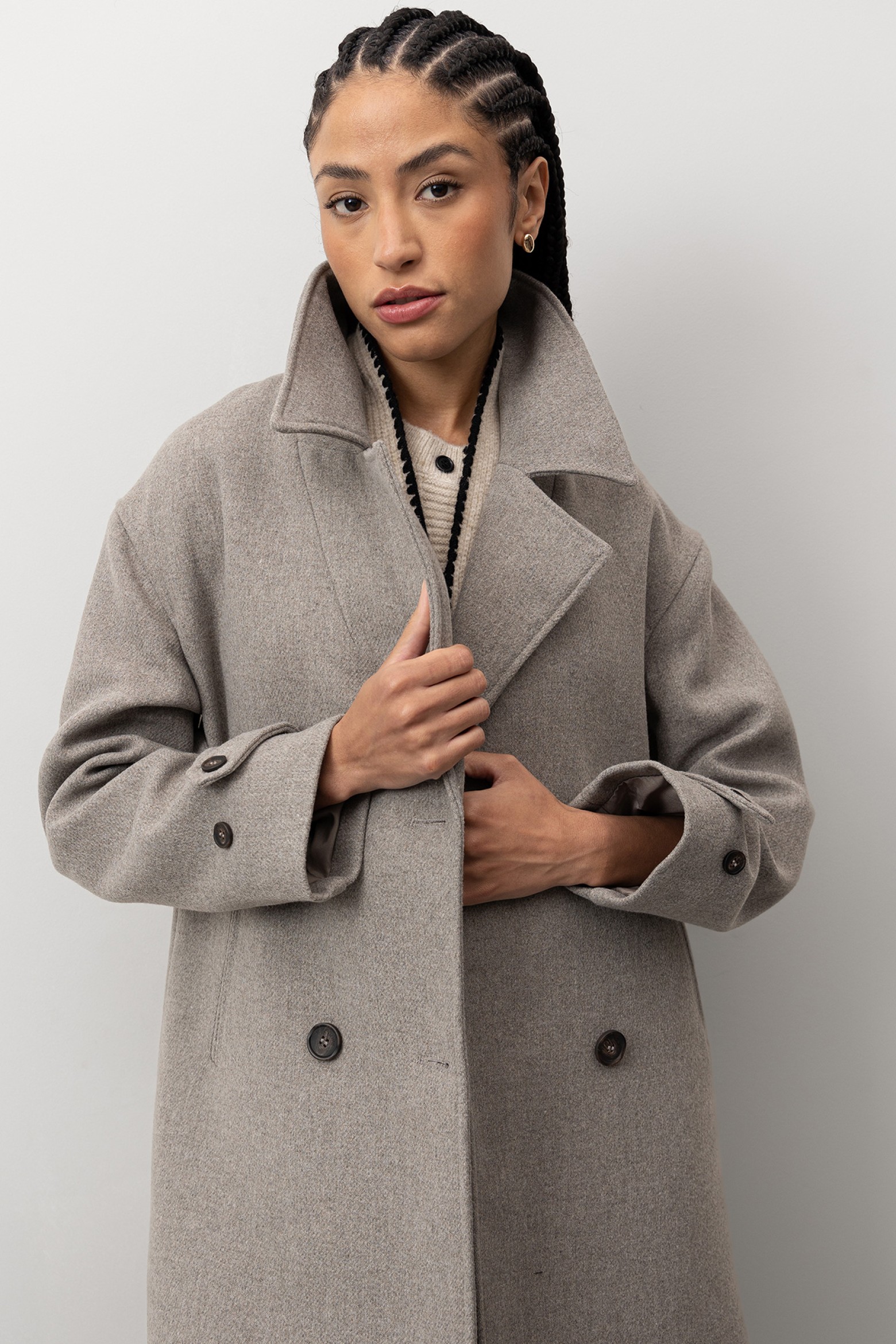 Grey Long Coat