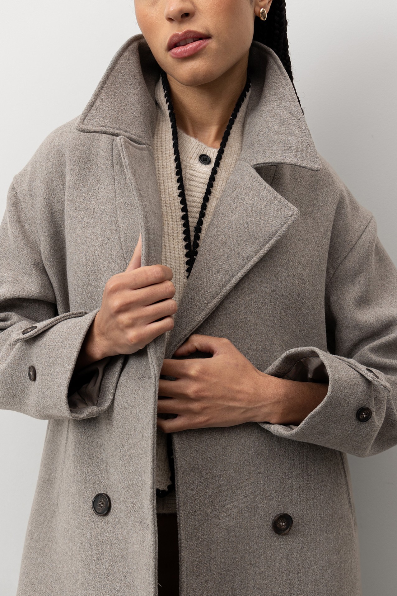 Grey Long Coat