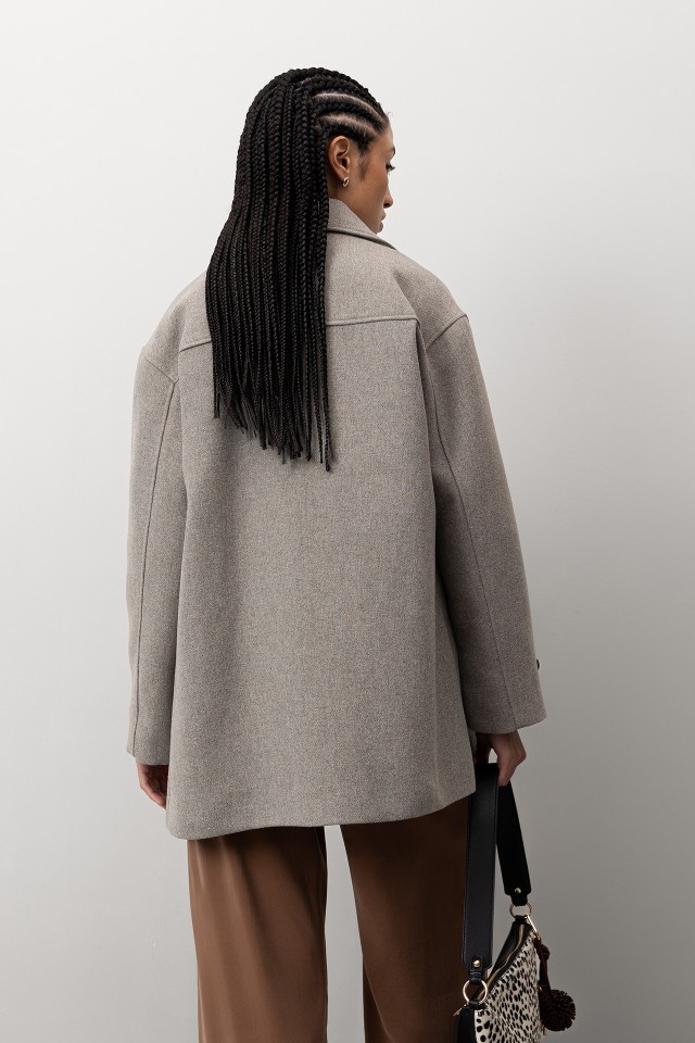 Grey Long Coat Grey Long Coat