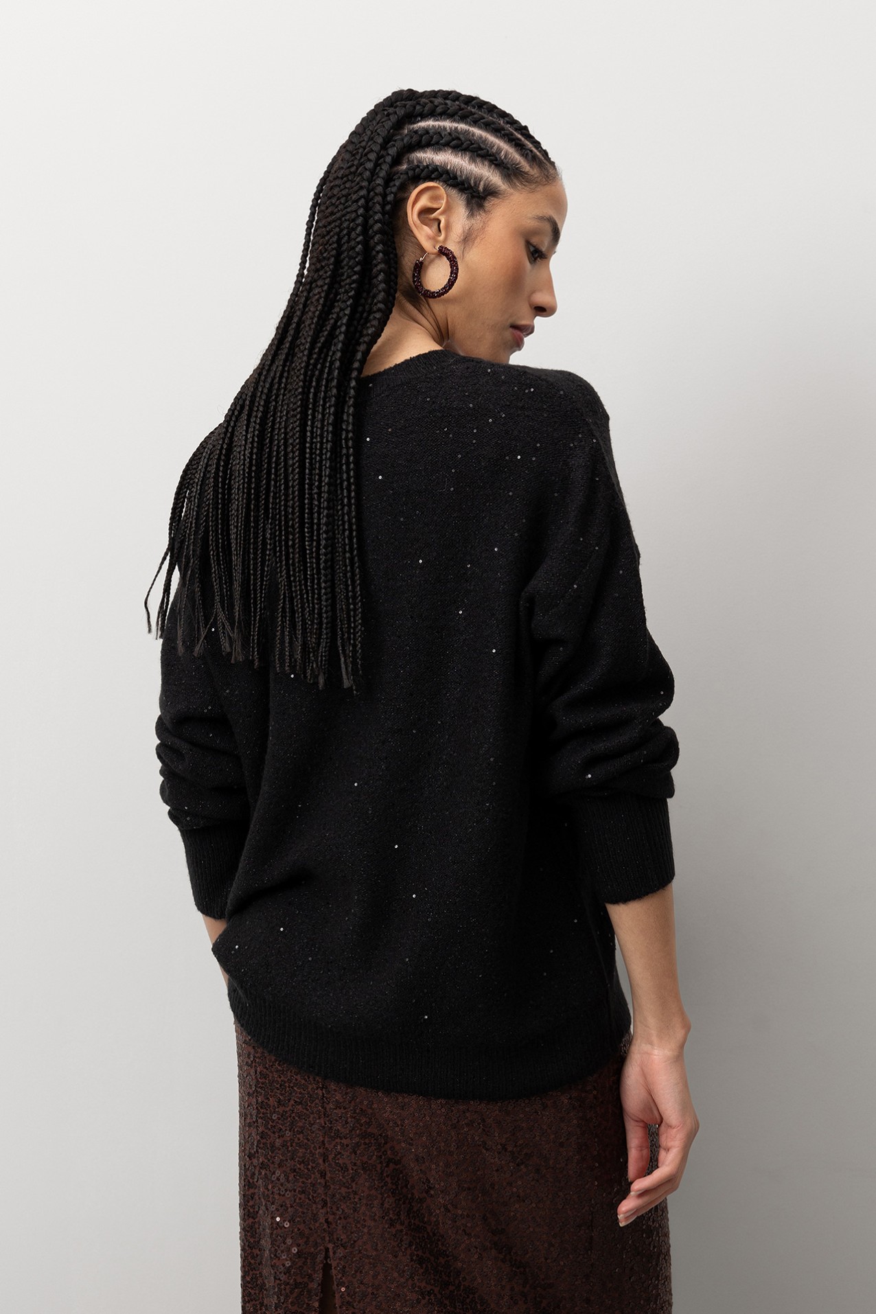 Camisola Preta com Lurex