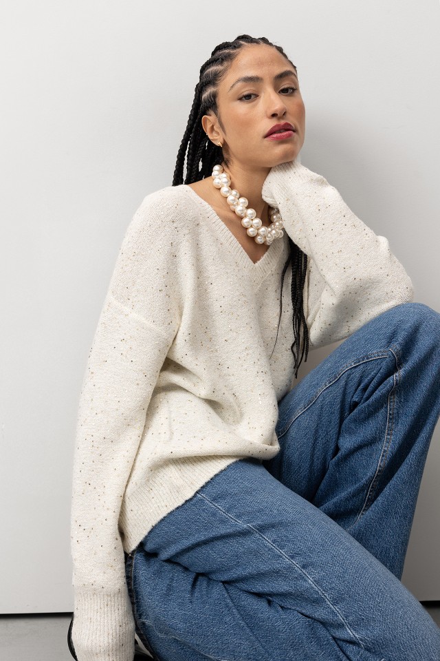 Camisola Tricotada Casual