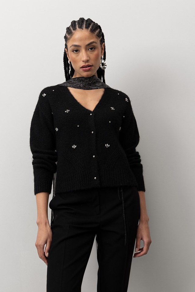 Black Knit Cardigan Black Knit Cardigan