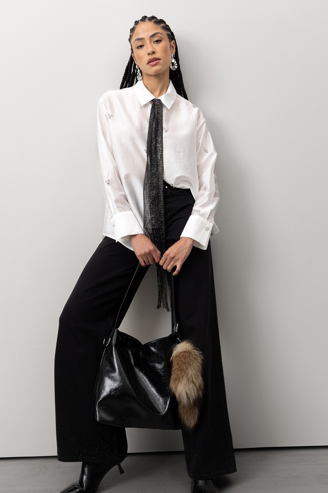 Camisa Relaxed Branca Feminina