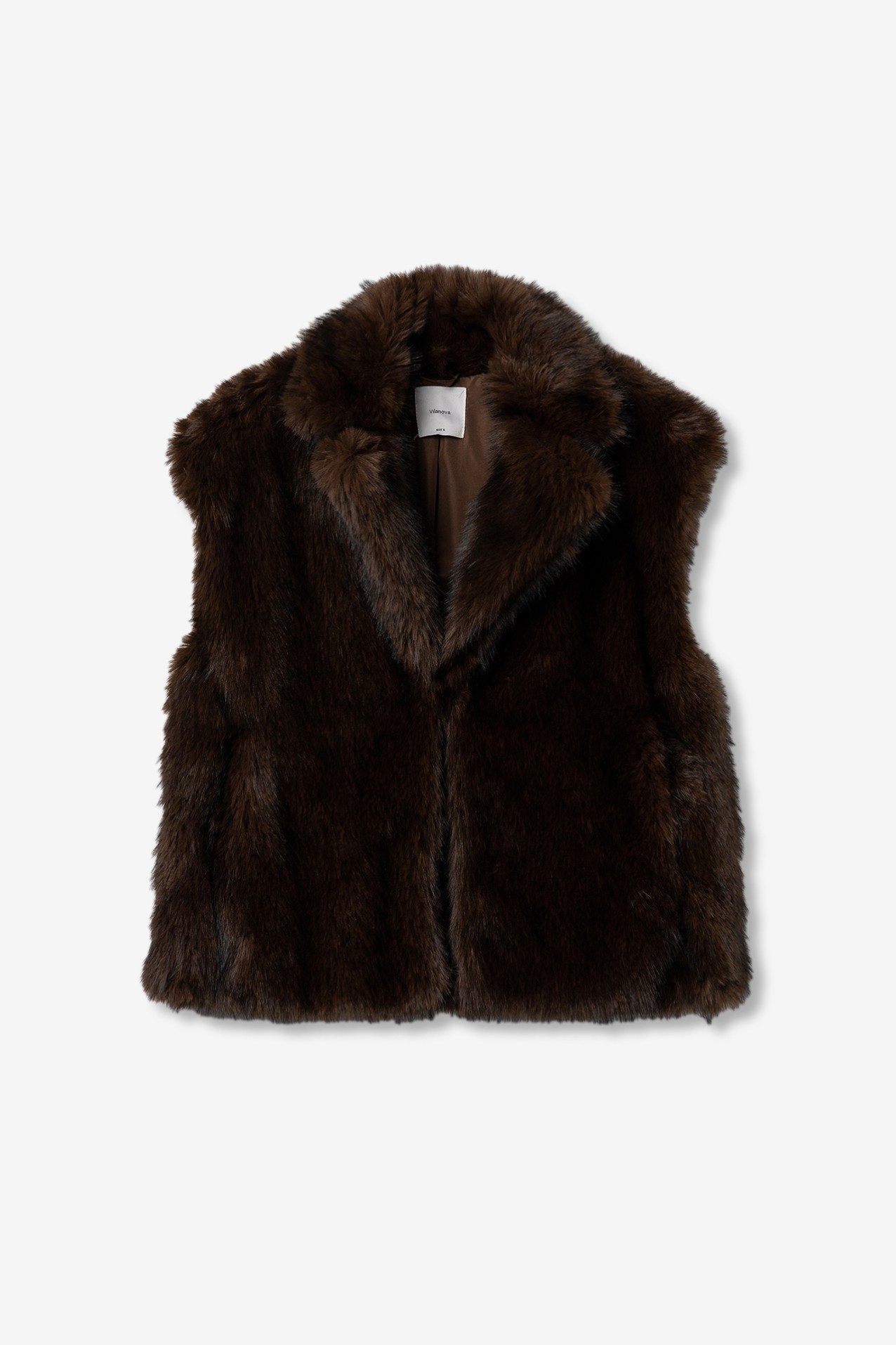 Brown Fur Vest