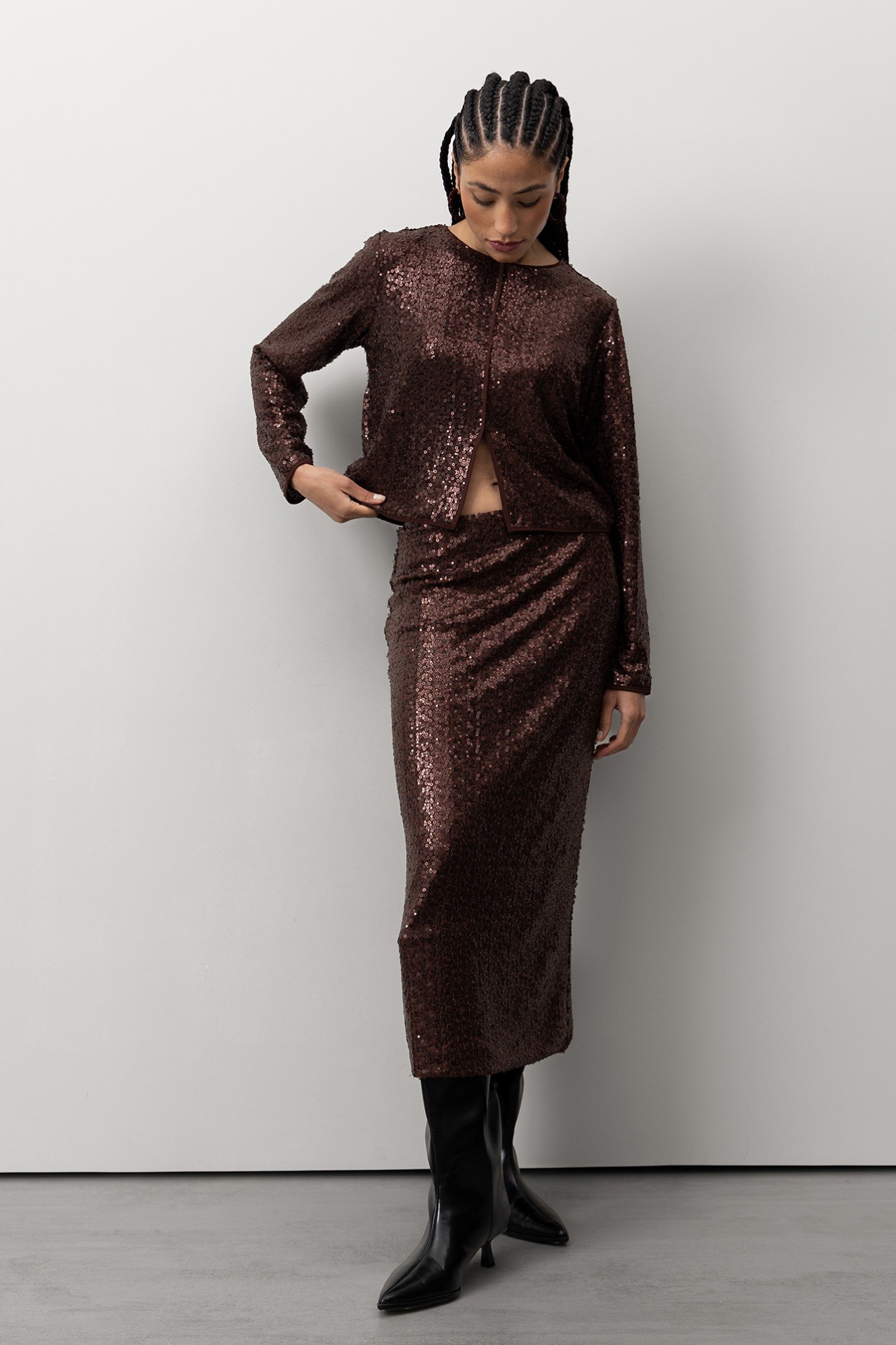 Blusa de Lantejoulas Brilhante