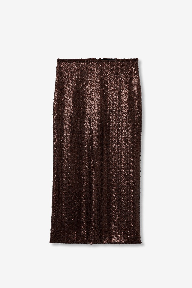 Shimmering Sequin Midi Skirt Shimmering Sequin Midi Skirt