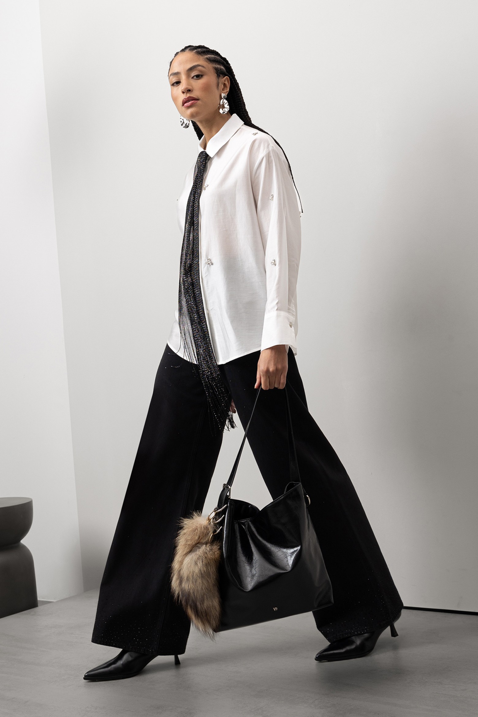 Wide Leg Black Jeans