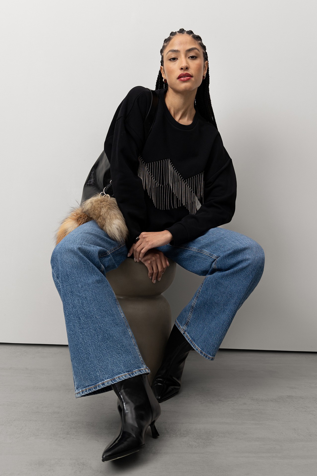 Sweat Oversized Preto