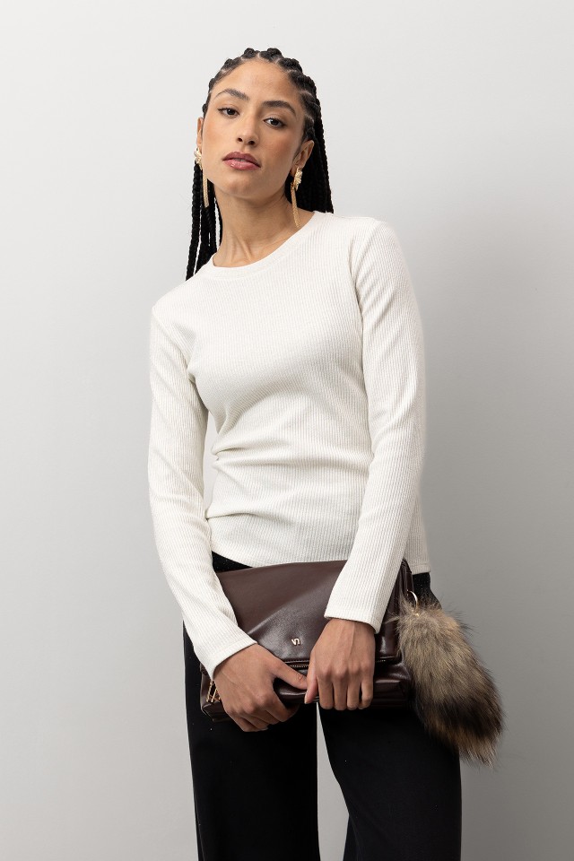 Camiseta Slim Manga Larga